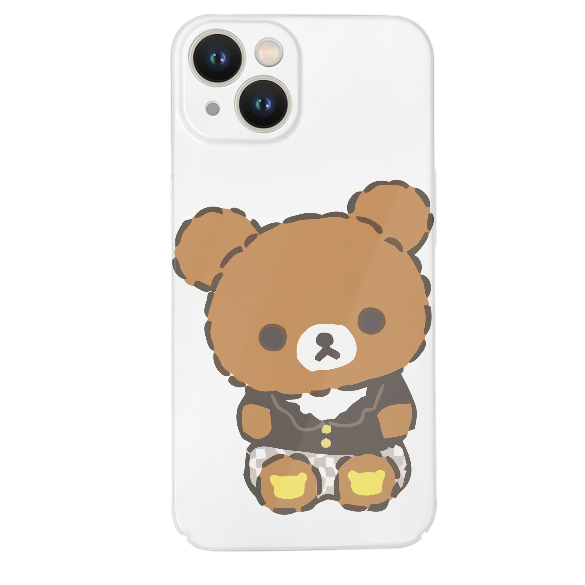 （画像用） リラックマ リラックマ キイロイトリ Rilakkuma Korilakkuma Kiiroitori 【iPhone 14シリーズ対応】ハードケース